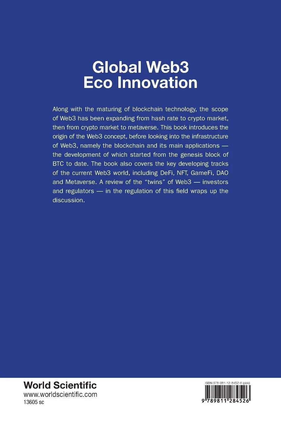Rückseite: 9789811284526 | GLOBAL WEB3 ECO INNOVATION | Defidao | Taschenbuch | Englisch | 2023