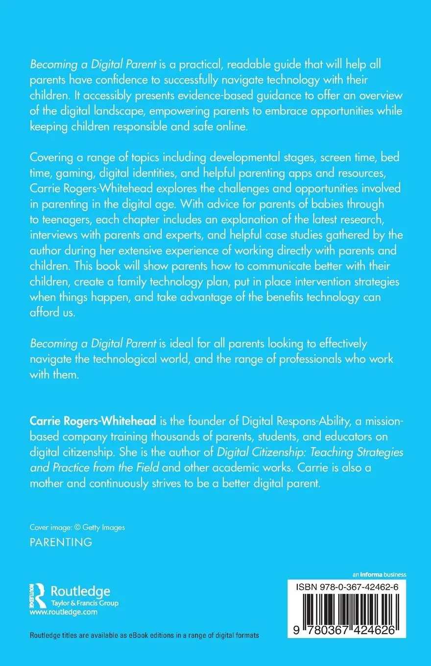 Rückseite: 9780367424626 | Becoming a Digital Parent | Carrie Rogers Whitehead | Taschenbuch