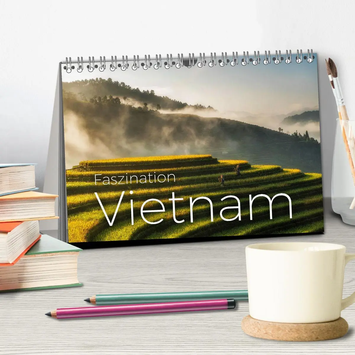 Bild: 9783457384626 | Faszination Vietnam (Tischkalender 2026 DIN A5 quer), CALVENDO...