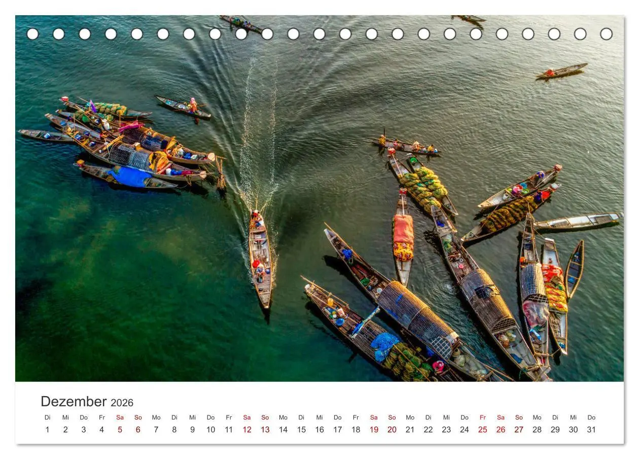 Bild: 9783457384626 | Faszination Vietnam (Tischkalender 2026 DIN A5 quer), CALVENDO...