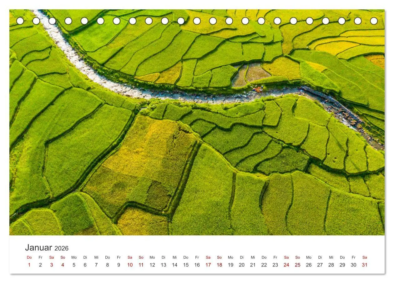 Bild: 9783457384626 | Faszination Vietnam (Tischkalender 2026 DIN A5 quer), CALVENDO...