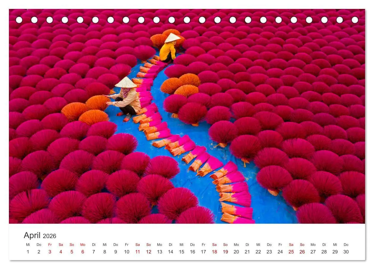 Bild: 9783457384626 | Faszination Vietnam (Tischkalender 2026 DIN A5 quer), CALVENDO...