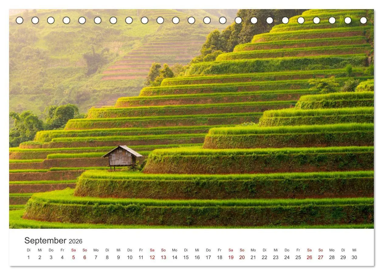Bild: 9783457384626 | Faszination Vietnam (Tischkalender 2026 DIN A5 quer), CALVENDO...