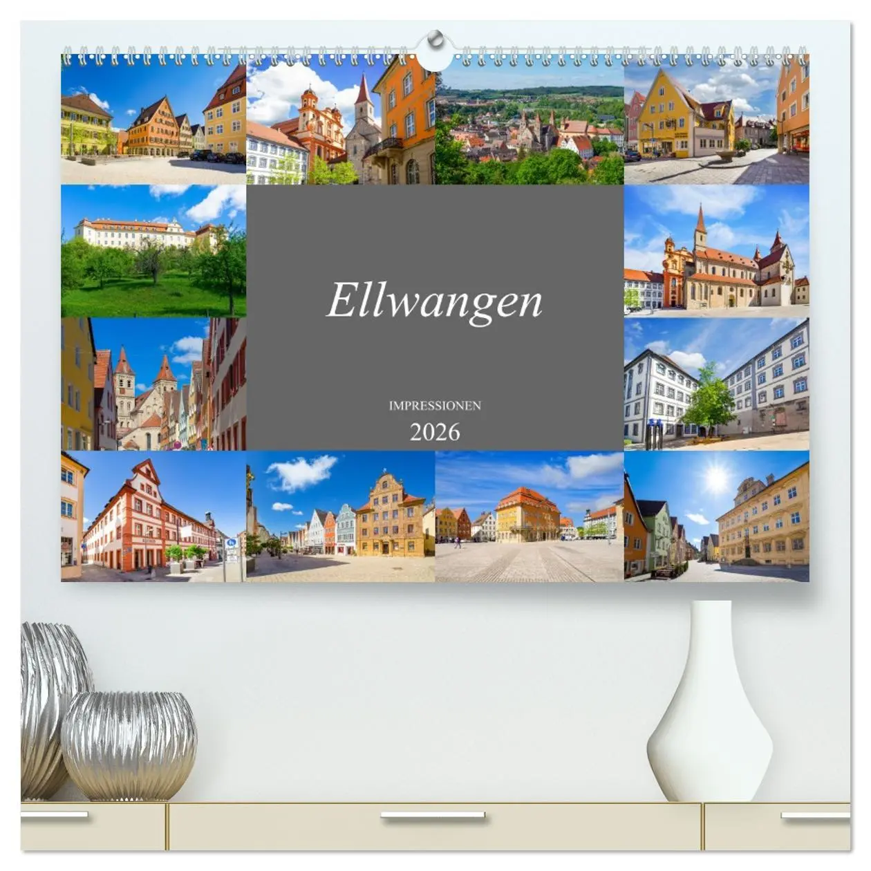 Cover: 9783457454626 | Ellwangen Impressionen (hochwertiger Premium Wandkalender 2026 DIN...