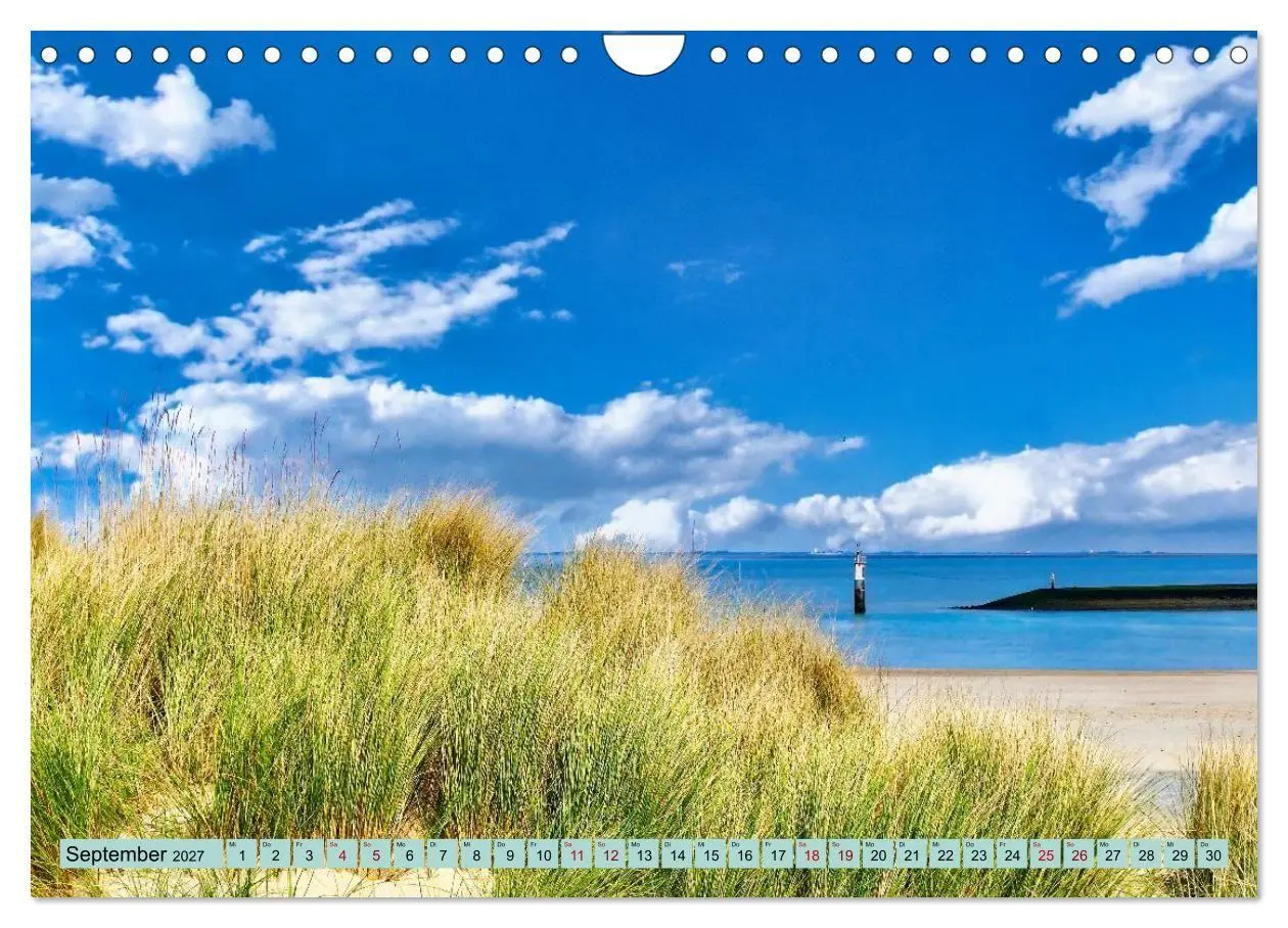 Bild: 9783516784626 | Magische Küste Zeeland (Wandkalender 2027 DIN A4 quer), CALVENDO...