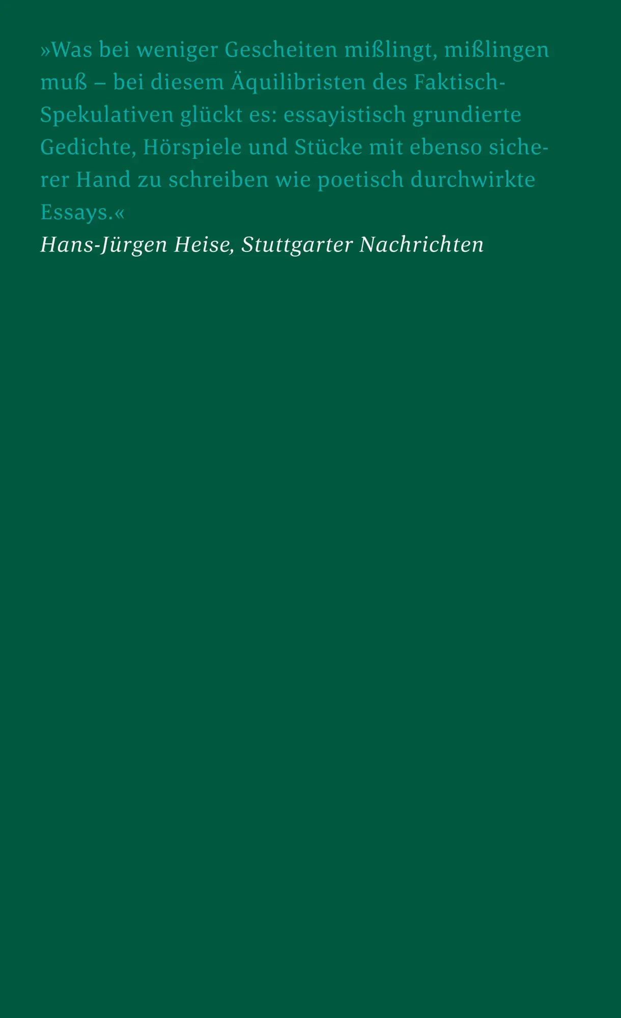 Rückseite: 9783518384626 | Der Fliegende Robert | Gedichte Szenen Essays | Enzensberger | Buch