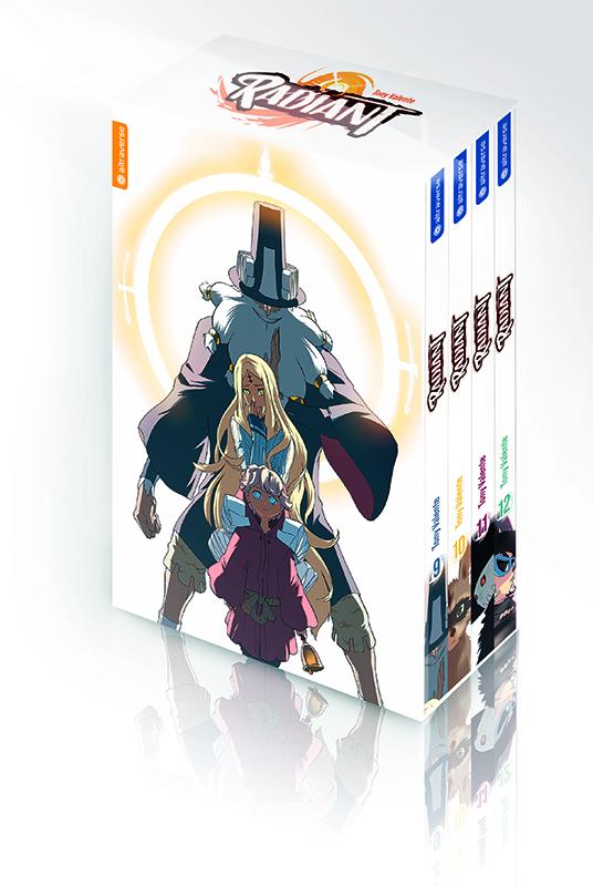Cover: 9783753914626 | Radiant 09 - 12 mit Box | Tony Valente | Taschenbuch | 4 Taschenbücher