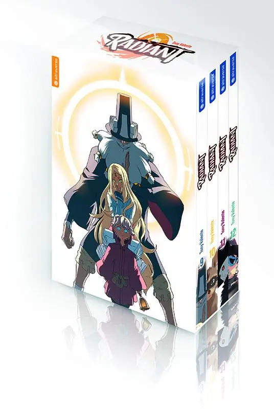 Cover: 9783753914626 | Radiant 09 - 12 mit Box | Tony Valente | Taschenbuch | 4 Taschenbücher