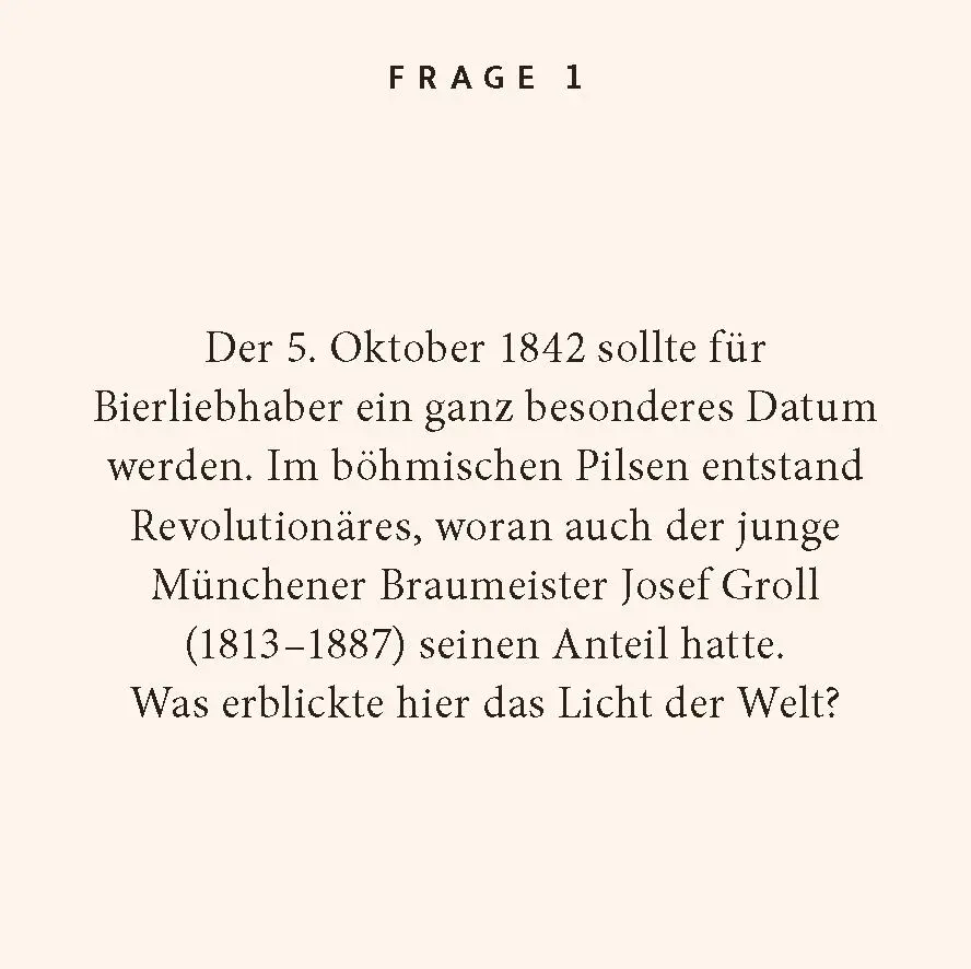 Bild: 9783899784626 | Bier-Quiz | 100 Fragen und Antworten | Christian Lentz (u. a.) | Buch