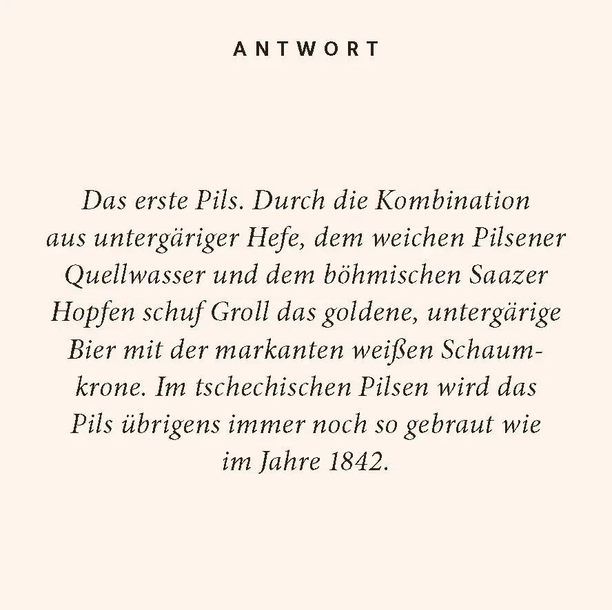 Bild: 9783899784626 | Bier-Quiz | 100 Fragen und Antworten | Christian Lentz (u. a.) | Buch