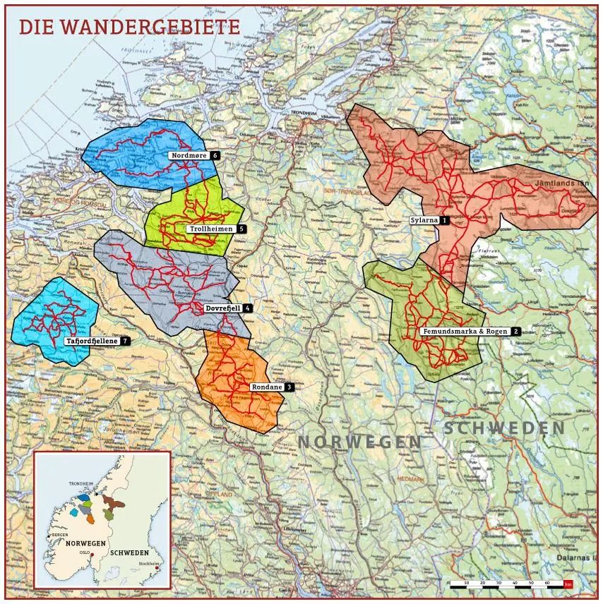 Bild: 9783934014626 | Wanderwege Mittelskandinavien | Harri Ahonen | Buch | 360 S. | Deutsch