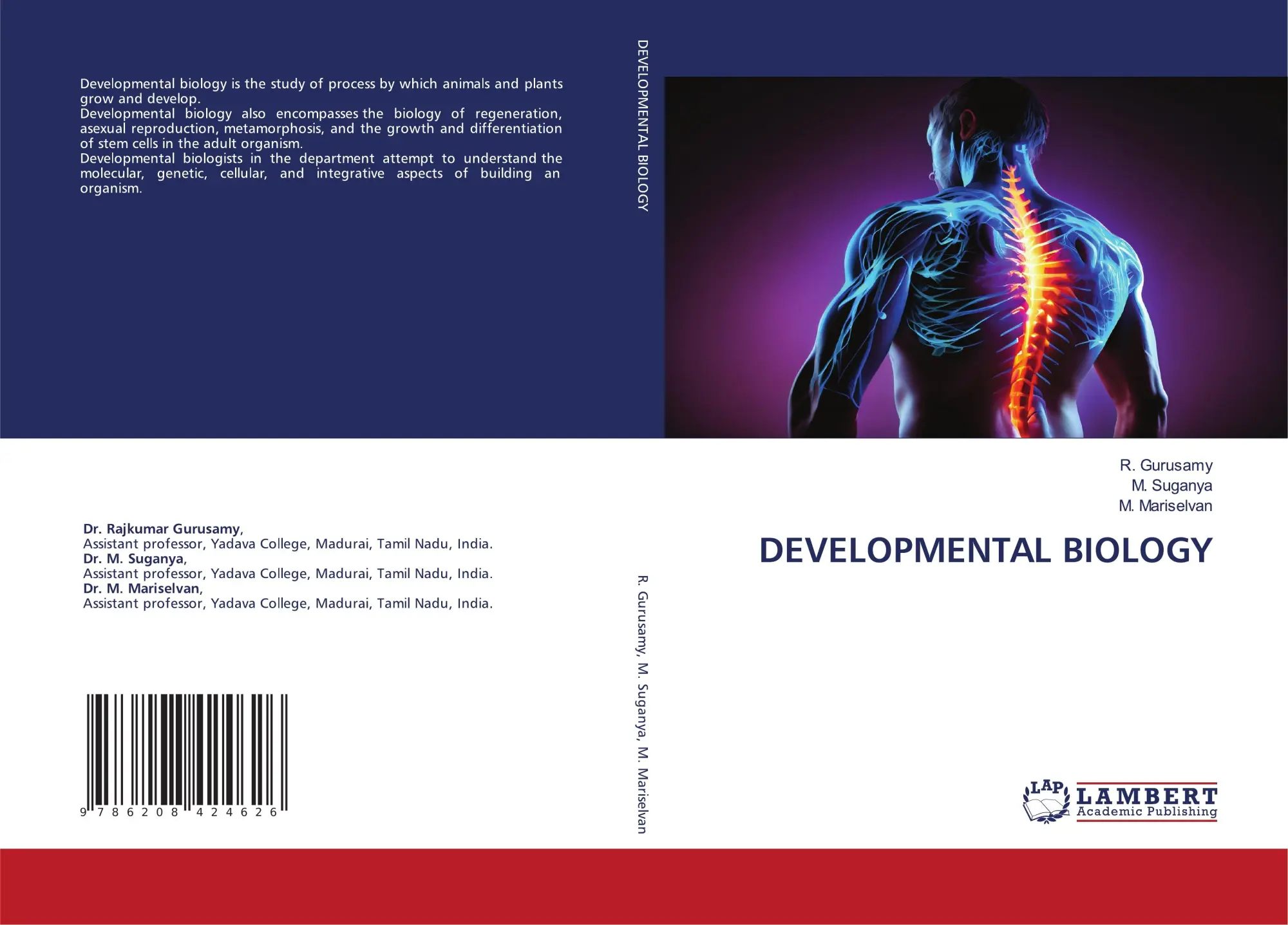 Cover: 9786208424626 | DEVELOPMENTAL BIOLOGY | R. Gurusamy (u. a.) | Taschenbuch | Englisch