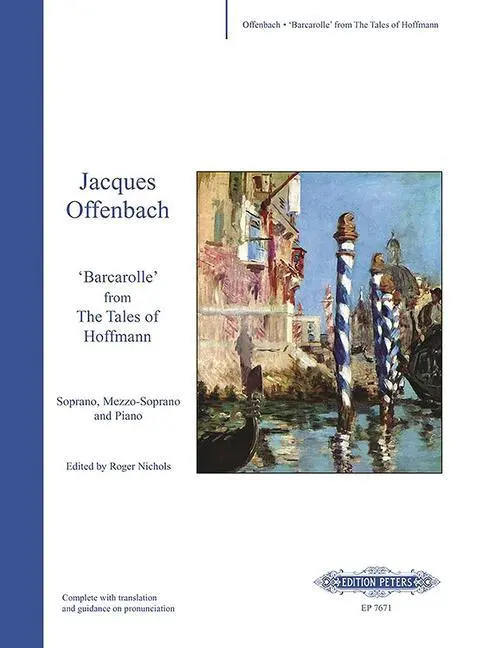 Cover: 9790577084626 | Barcarolle From Tales Of Hoffmann | Jacques Offenbach | Taschenbuch