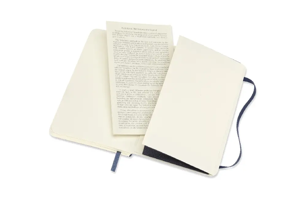 Bild: 8055002854726 | Moleskine Notizbuch Pocket/A6, Blanko, Soft Cover, Saphir | Buch