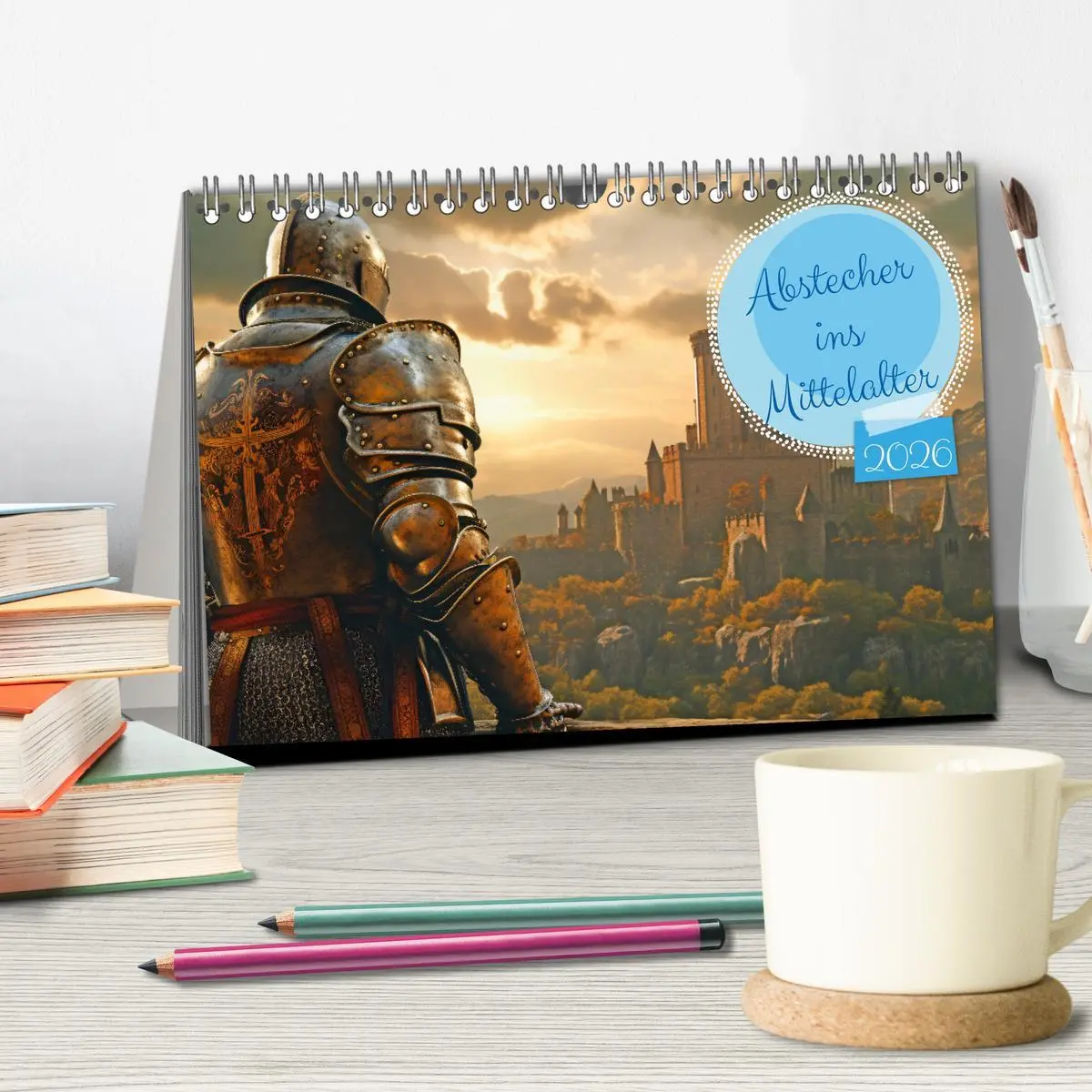 Bild: 9783457514726 | Abstecher ins Mittelalter (Tischkalender 2026 DIN A5 quer),...