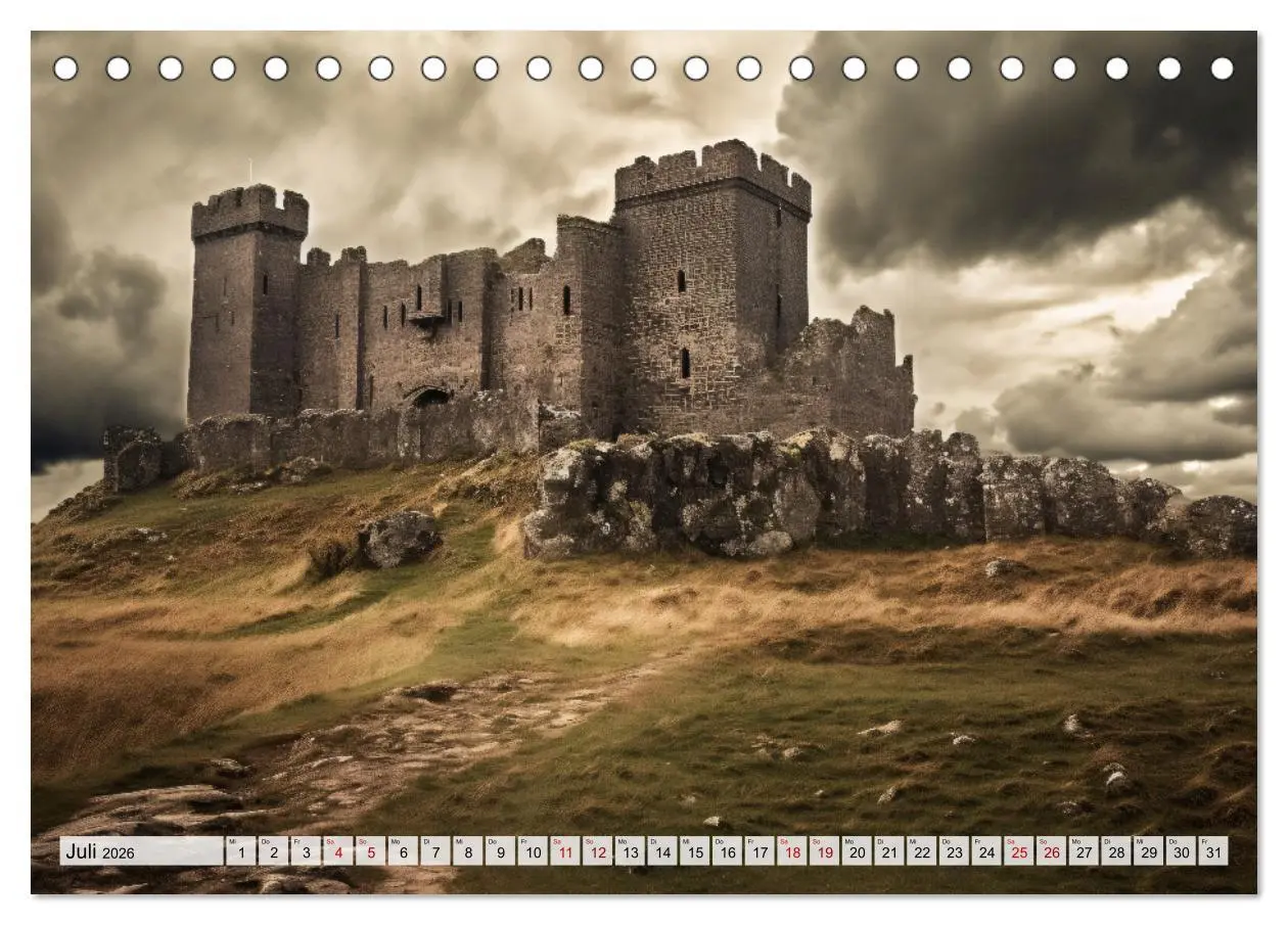 Bild: 9783457514726 | Abstecher ins Mittelalter (Tischkalender 2026 DIN A5 quer),...