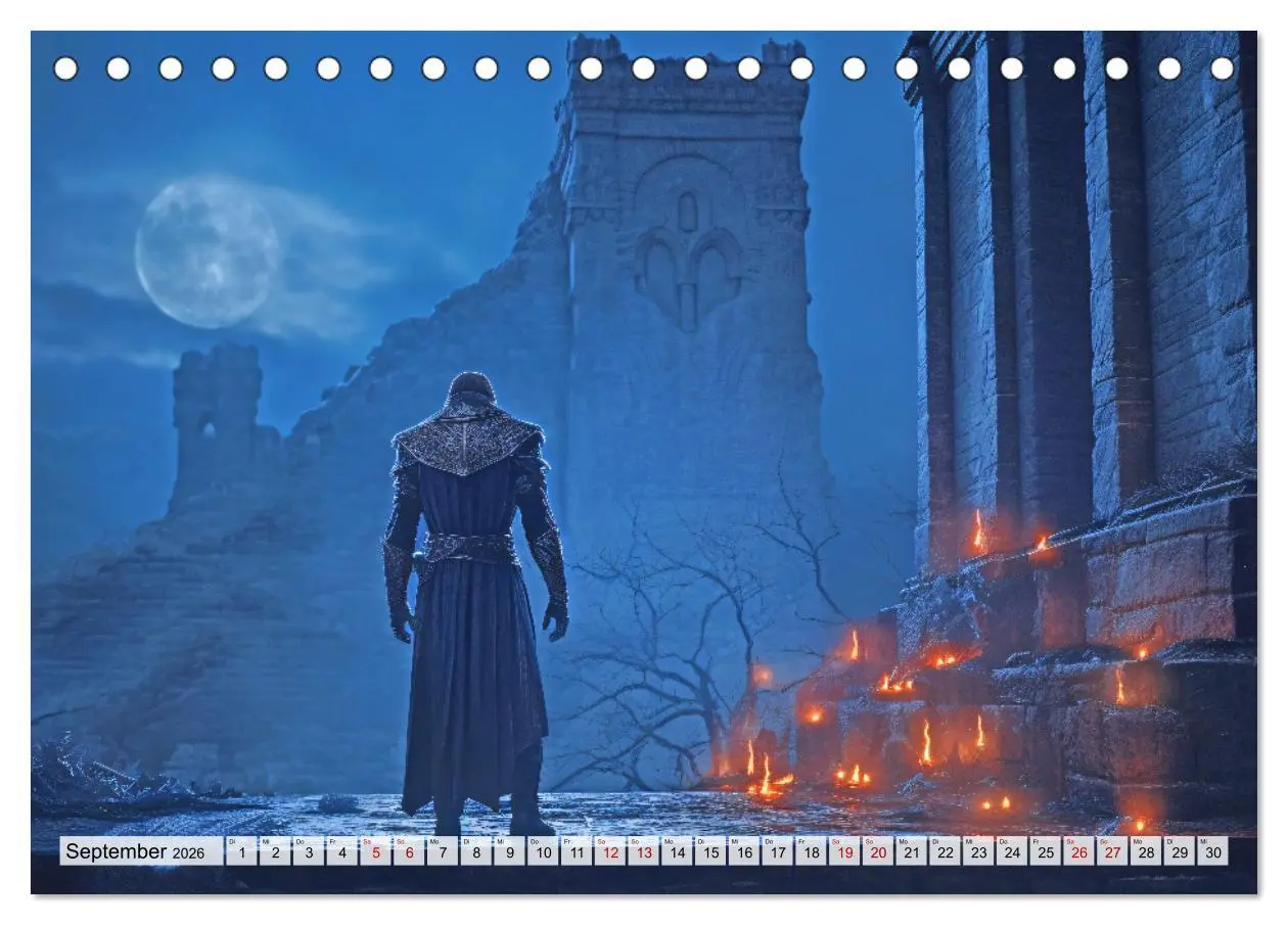 Bild: 9783457514726 | Abstecher ins Mittelalter (Tischkalender 2026 DIN A5 quer),...