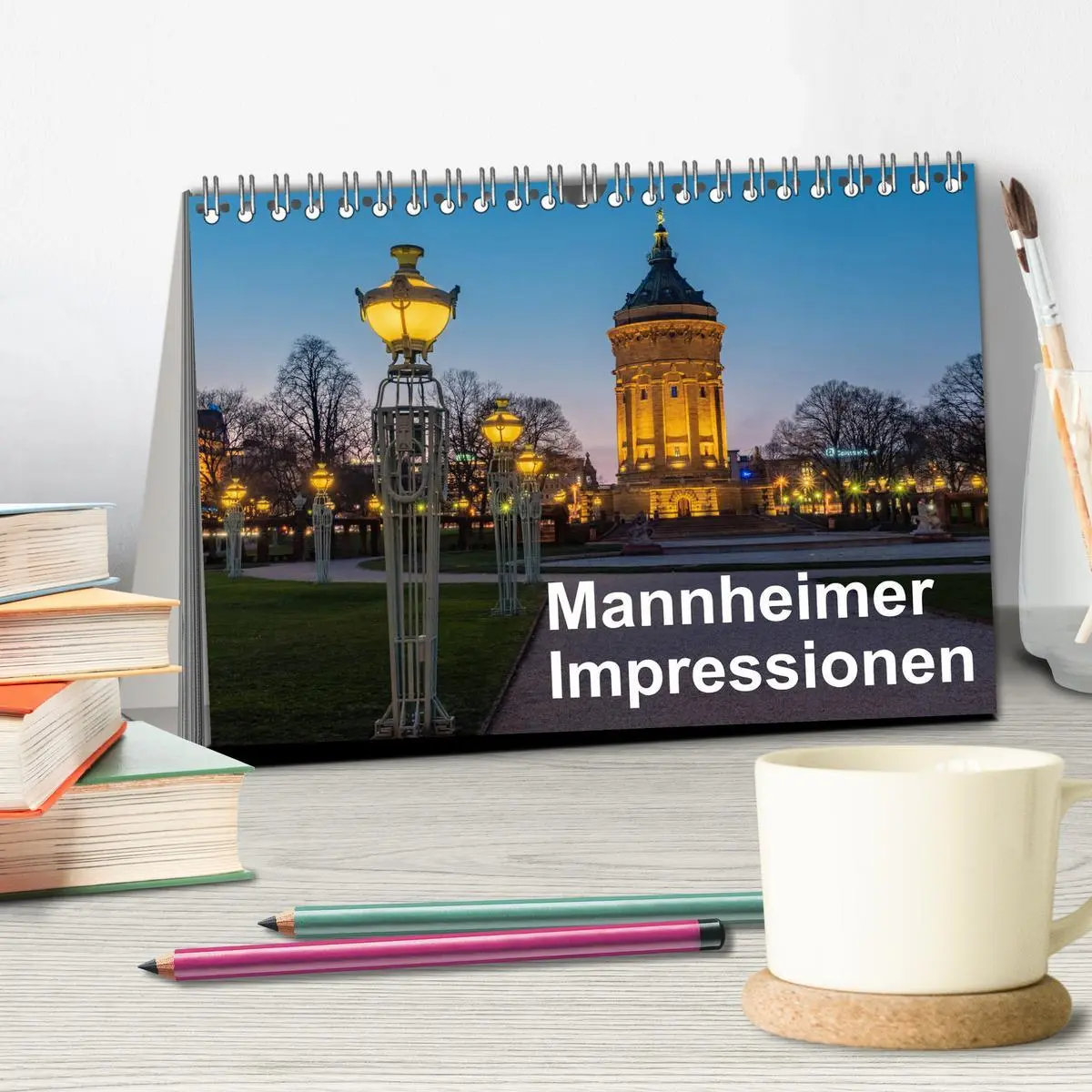 Bild: 9783457754726 | Mannheimer Impressionen. (Tischkalender 2026 DIN A5 quer), CALVENDO...