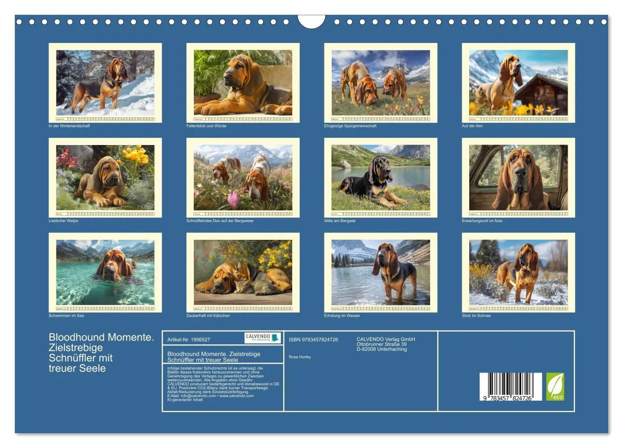Bild: 9783457824726 | Bloodhound Momente. Zielstrebige Schnüffler mit treuer Seele...