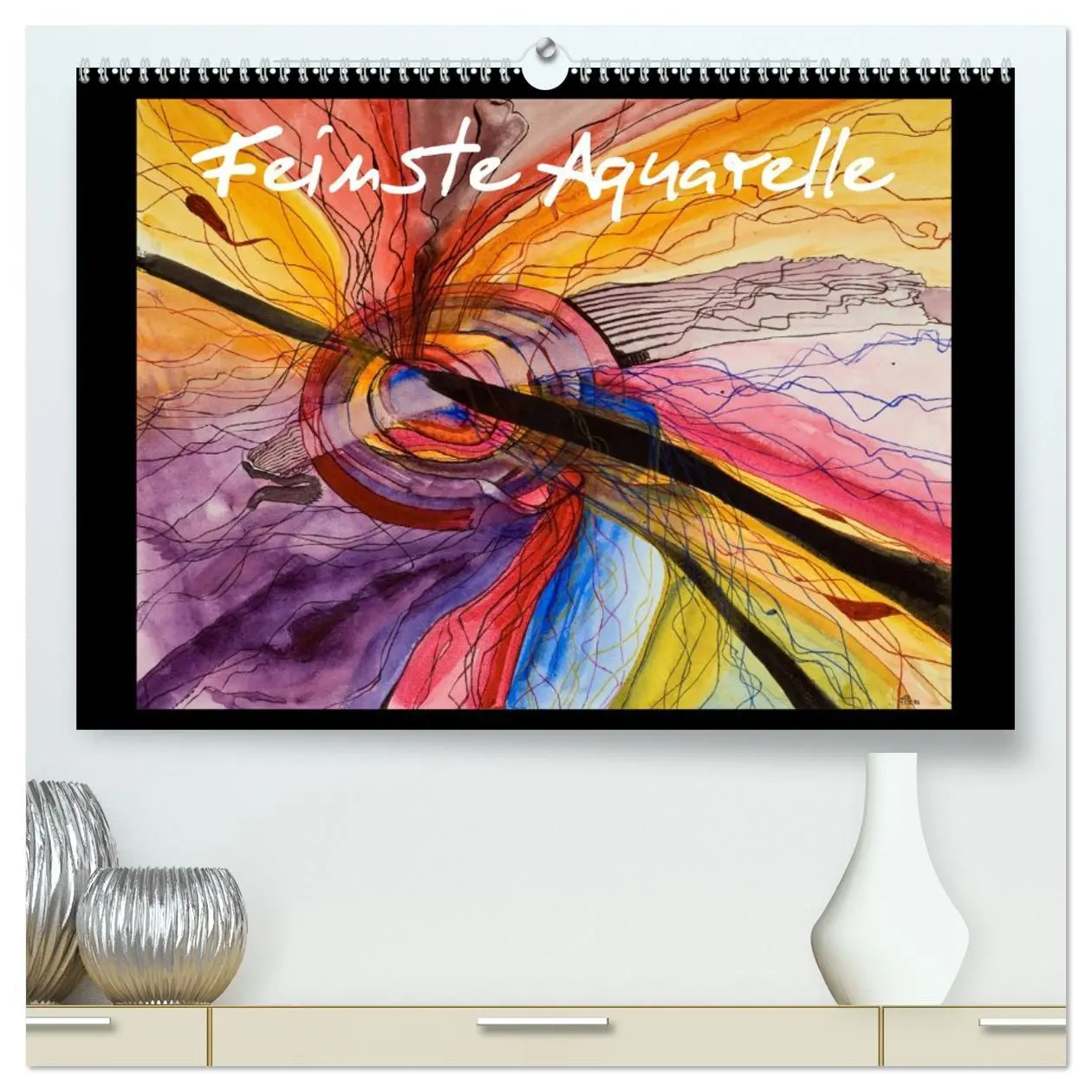 Cover: 9783516084726 | Feinste Aquarelle (hochwertiger Premium Wandkalender 2026 DIN A2...