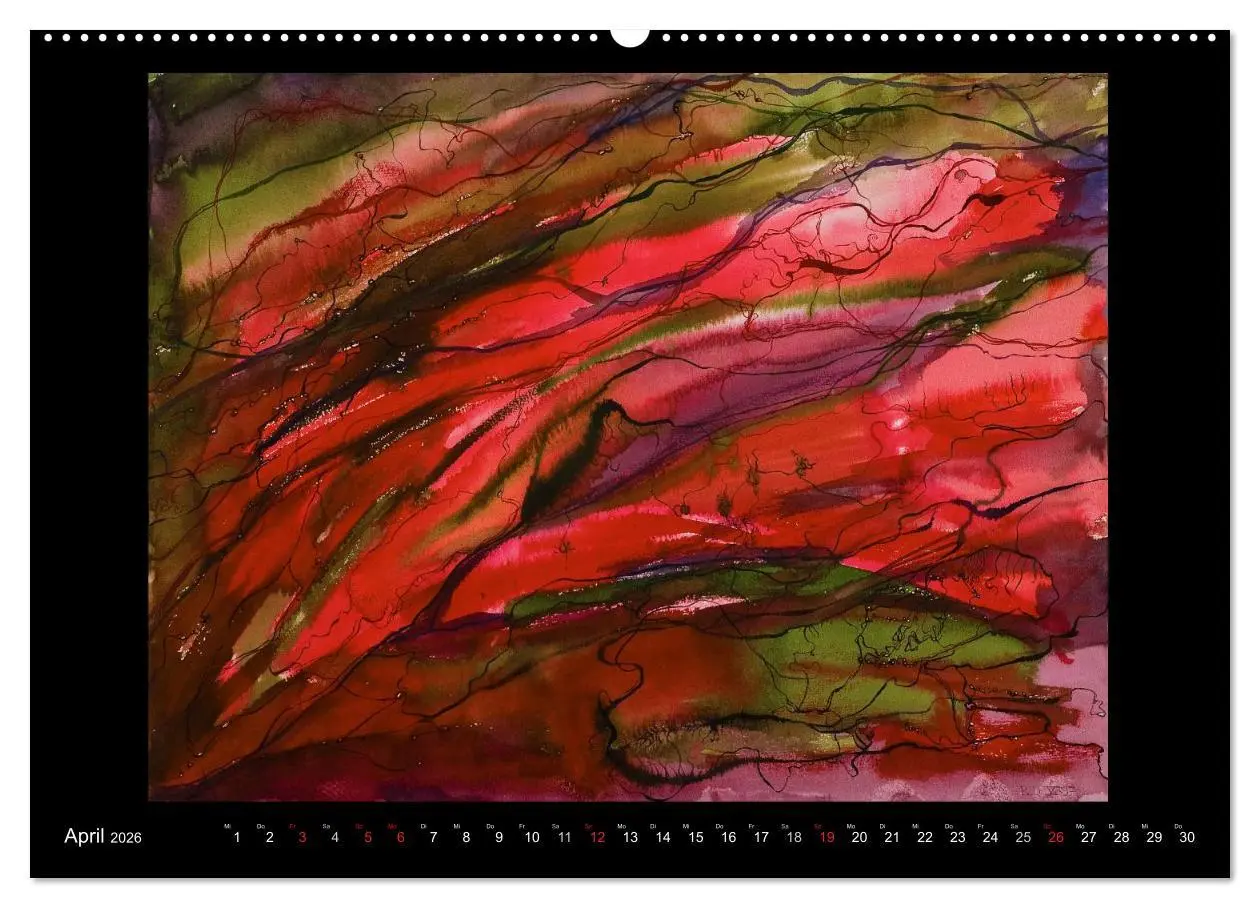 Bild: 9783516084726 | Feinste Aquarelle (hochwertiger Premium Wandkalender 2026 DIN A2...