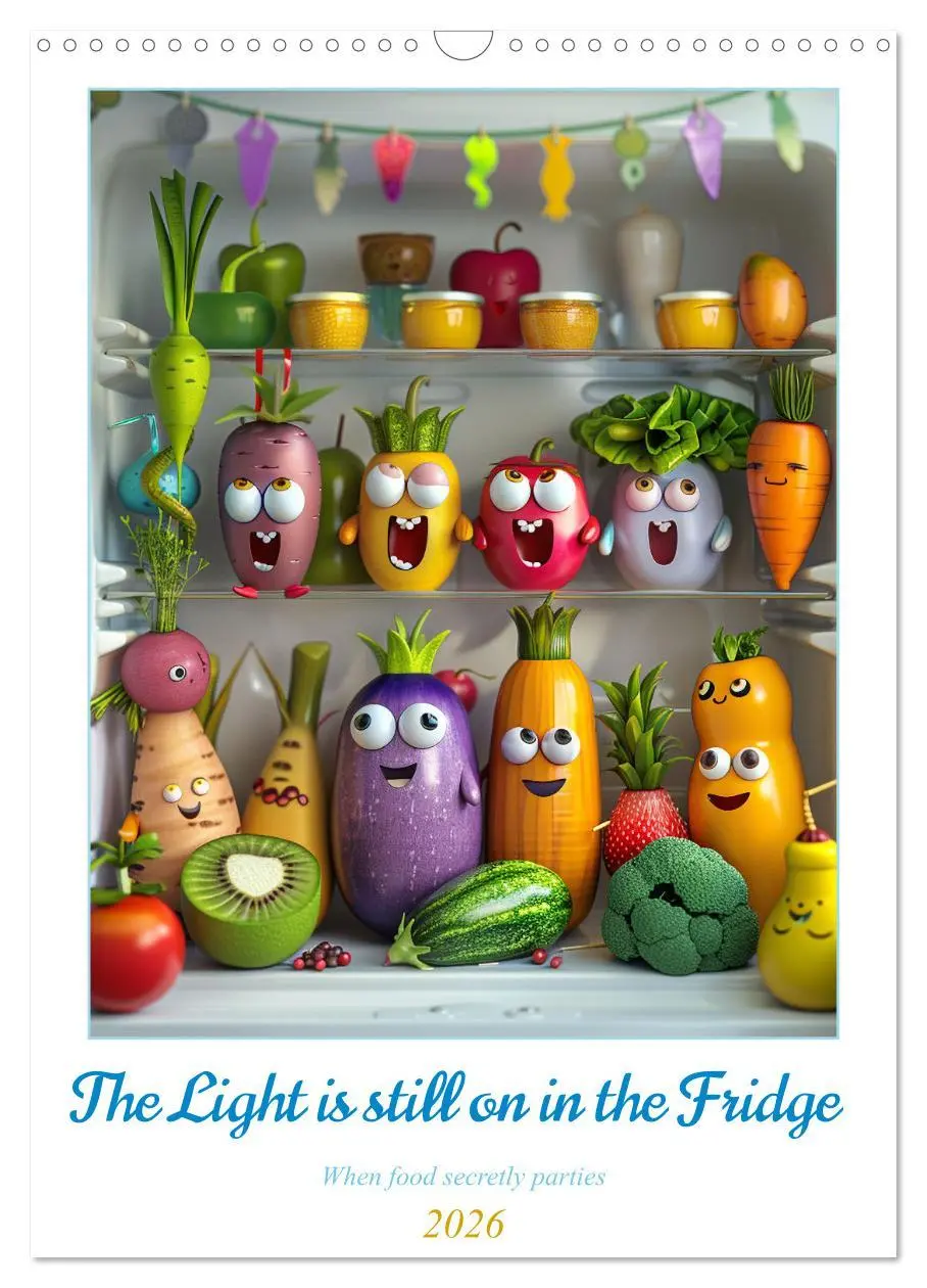 Cover: 9783516534726 | The Light ist still on in the Fridge (Wall Calendar 2026 DIN A3...