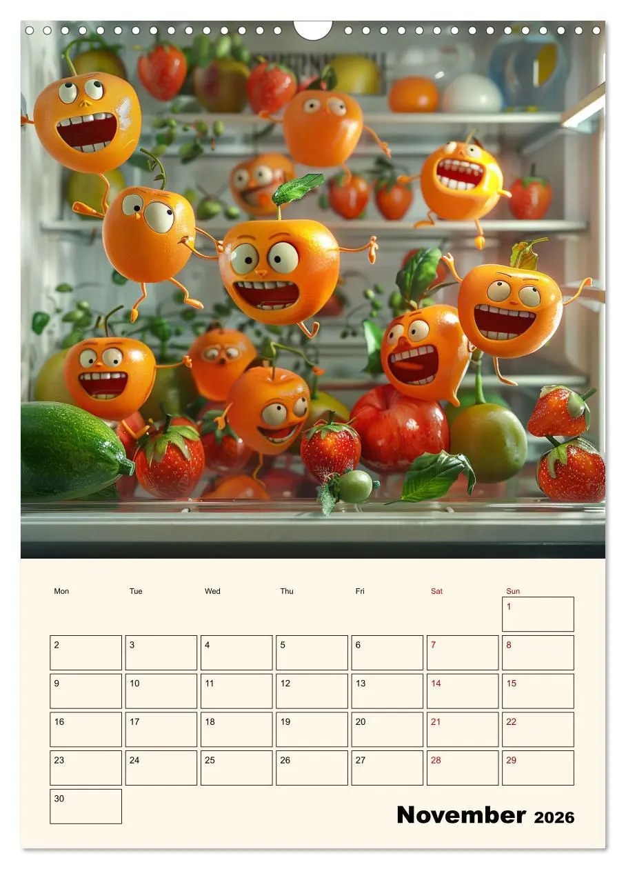 Bild: 9783516534726 | The Light ist still on in the Fridge (Wall Calendar 2026 DIN A3...