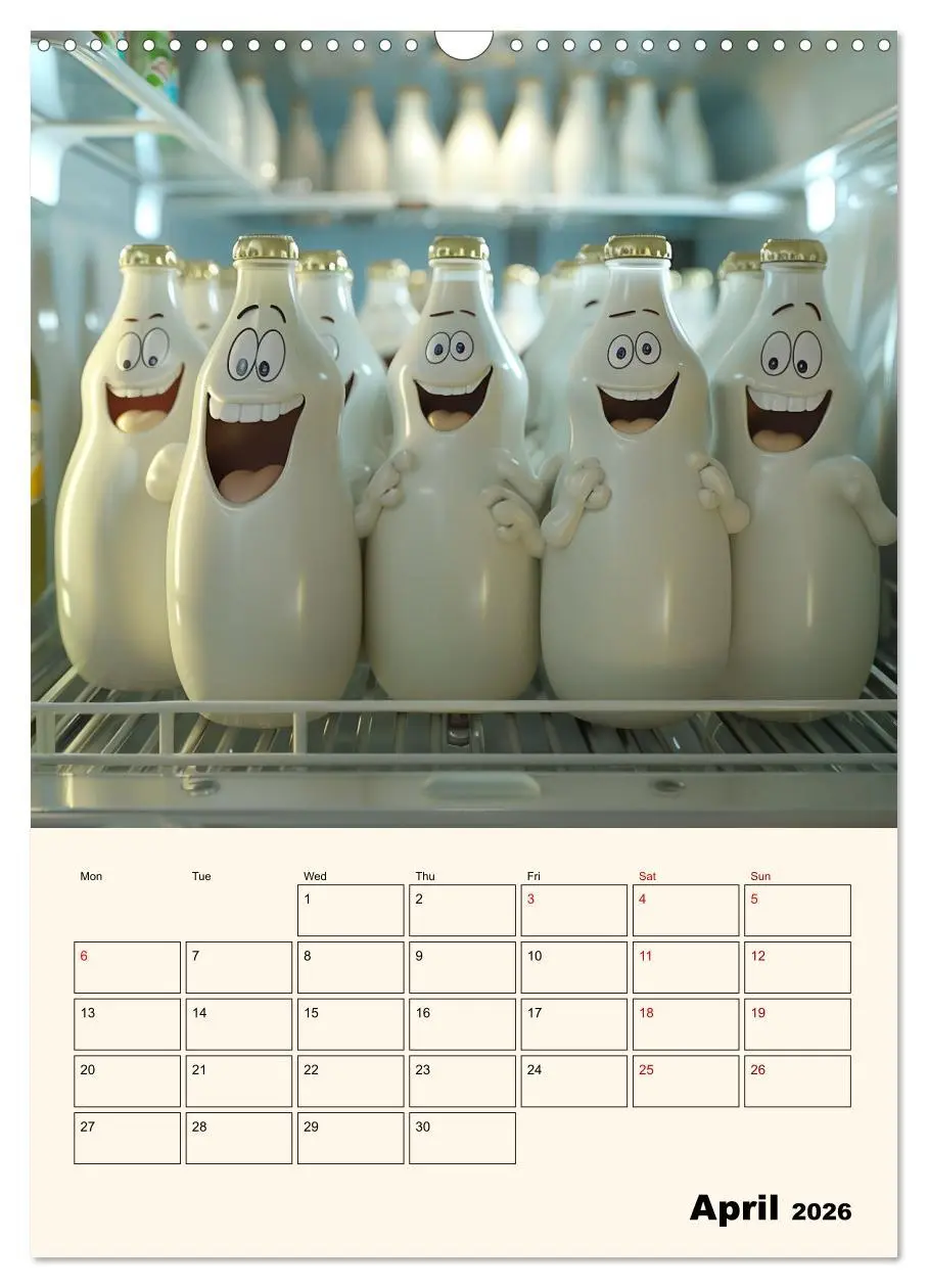 Bild: 9783516534726 | The Light ist still on in the Fridge (Wall Calendar 2026 DIN A3...