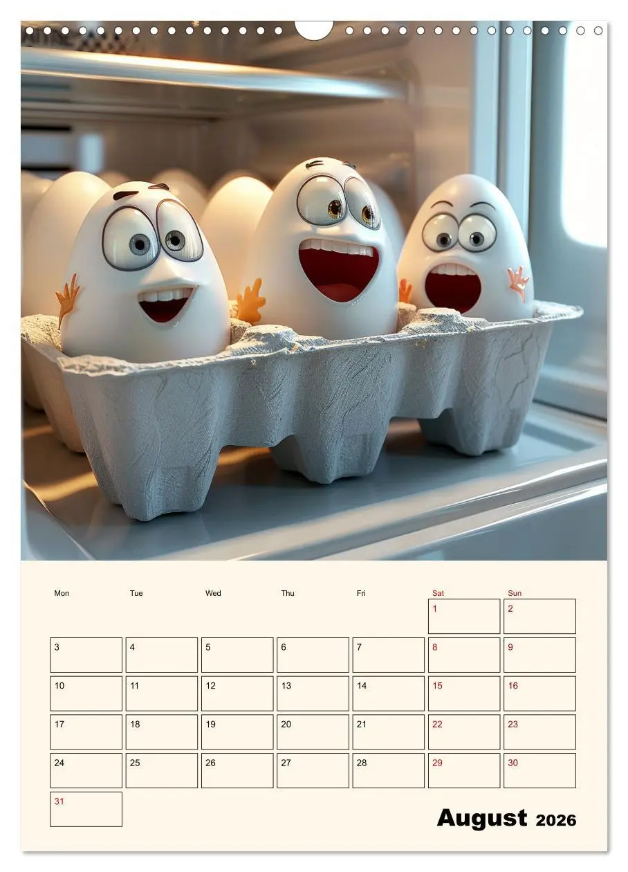 Bild: 9783516534726 | The Light ist still on in the Fridge (Wall Calendar 2026 DIN A3...