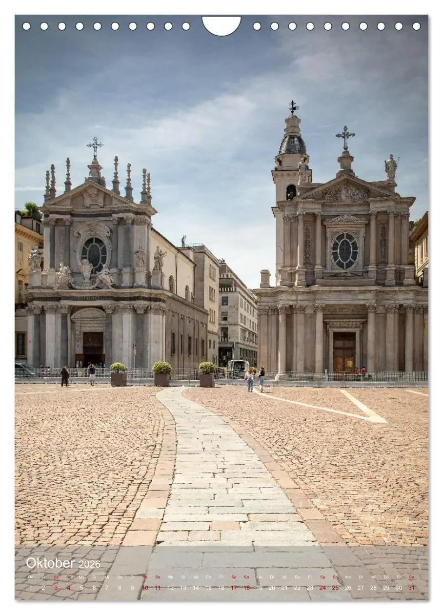 Bild: 9783516604726 | Turin. Geschichte und Architektur. (Wandkalender 2026 DIN A4 hoch),...