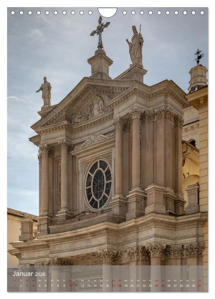 Bild: 9783516604726 | Turin. Geschichte und Architektur. (Wandkalender 2026 DIN A4 hoch),...