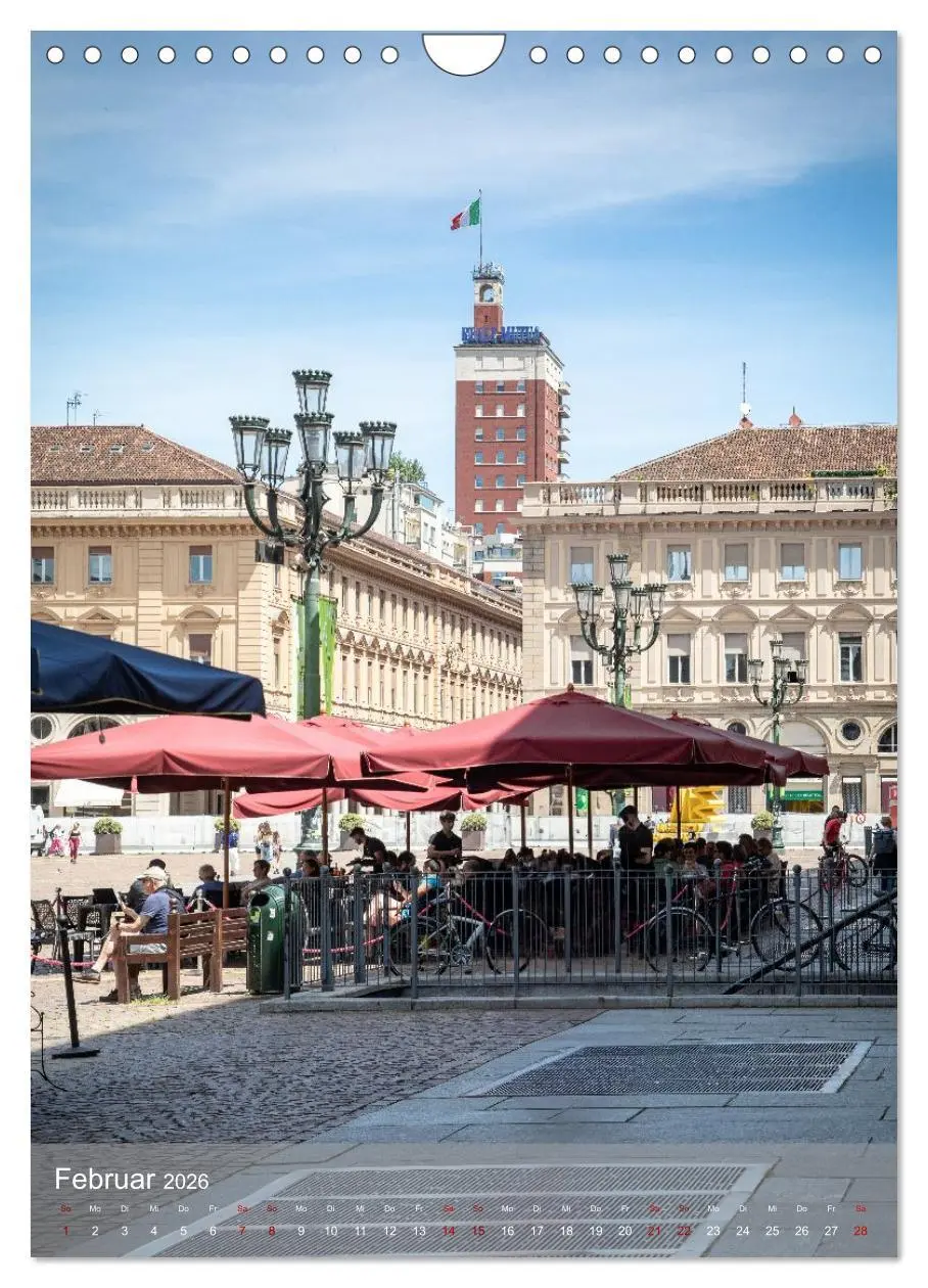 Bild: 9783516604726 | Turin. Geschichte und Architektur. (Wandkalender 2026 DIN A4 hoch),...