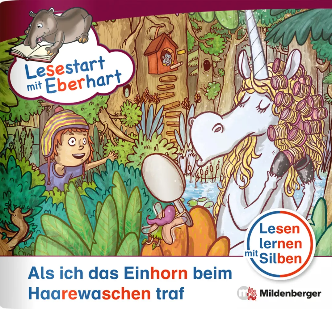 Cover: 9783619044726 | Lesestart mit Eberhart: Als ich das Einhorn beim Haarewaschen traf