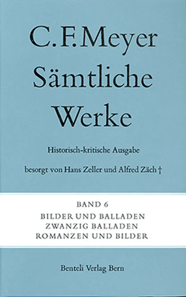 Cover: 9783835314726 | Bilder und Balladen, Zwanzig Balladen, Romanzen und Bilder | Meyer