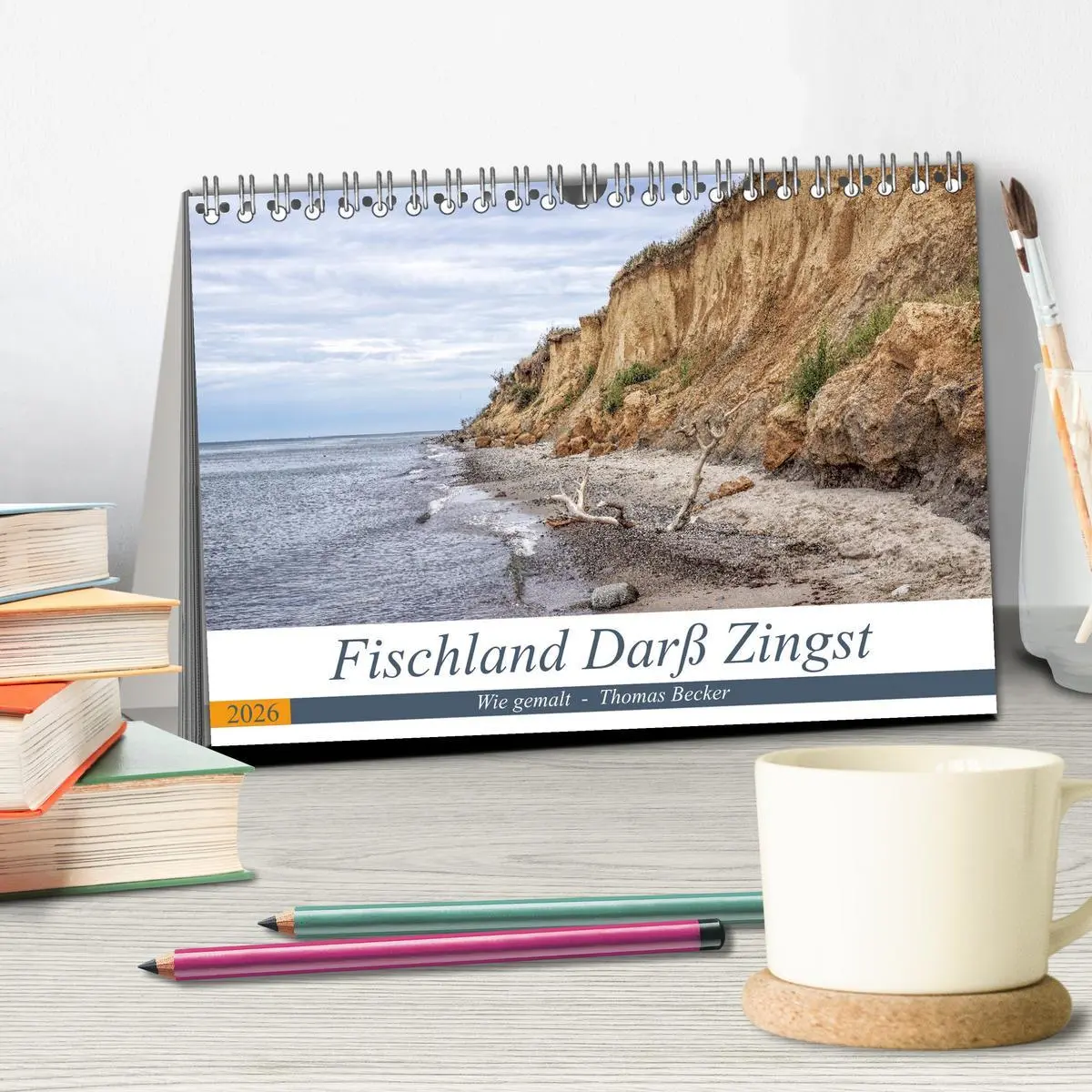 Bild: 9783457814826 | Fischland Darß Zingst - wie gemalt (Tischkalender 2026 DIN A5...