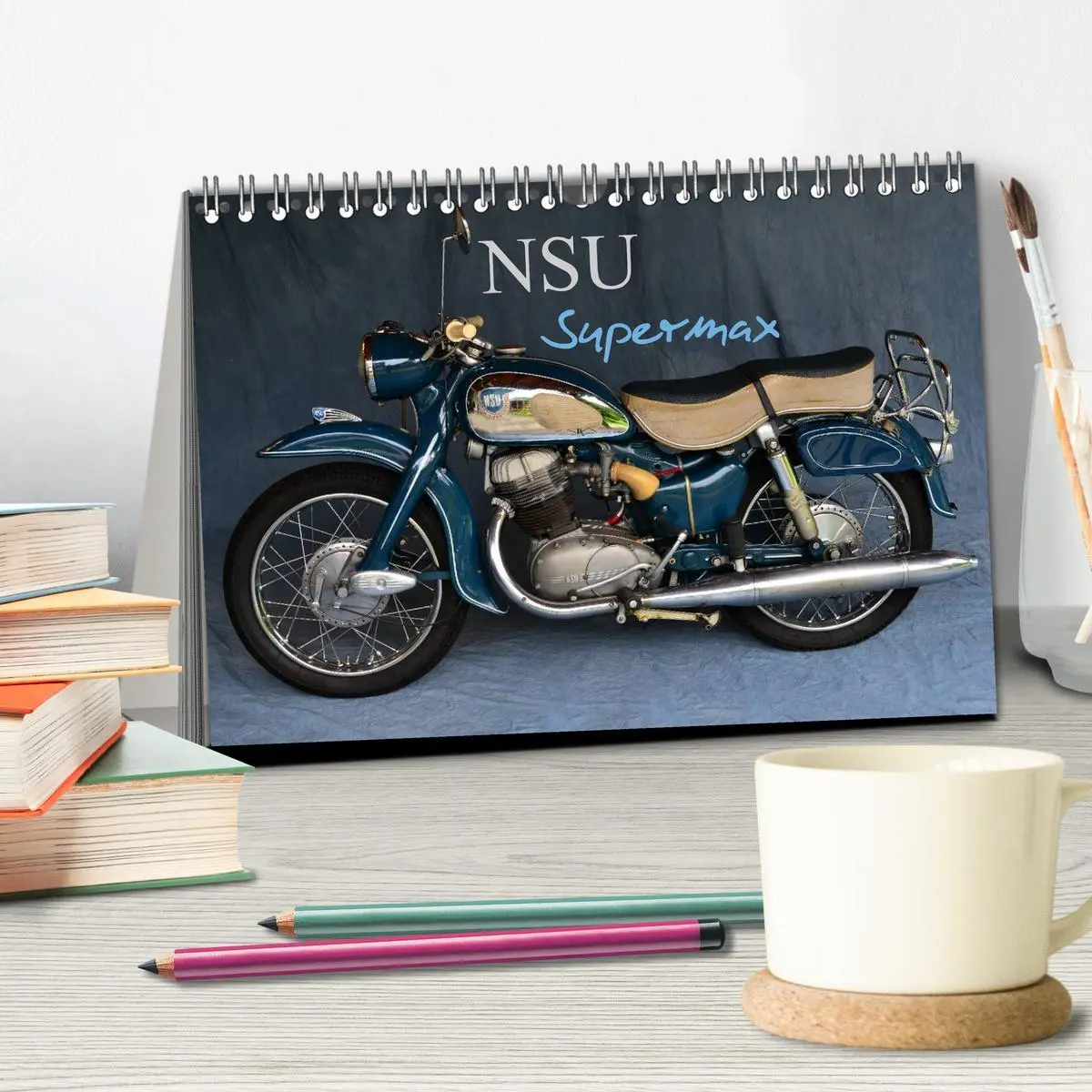 Bild: 9783516214826 | NSU Supermax (Tischkalender 2026 DIN A5 quer), CALVENDO Monatskalender