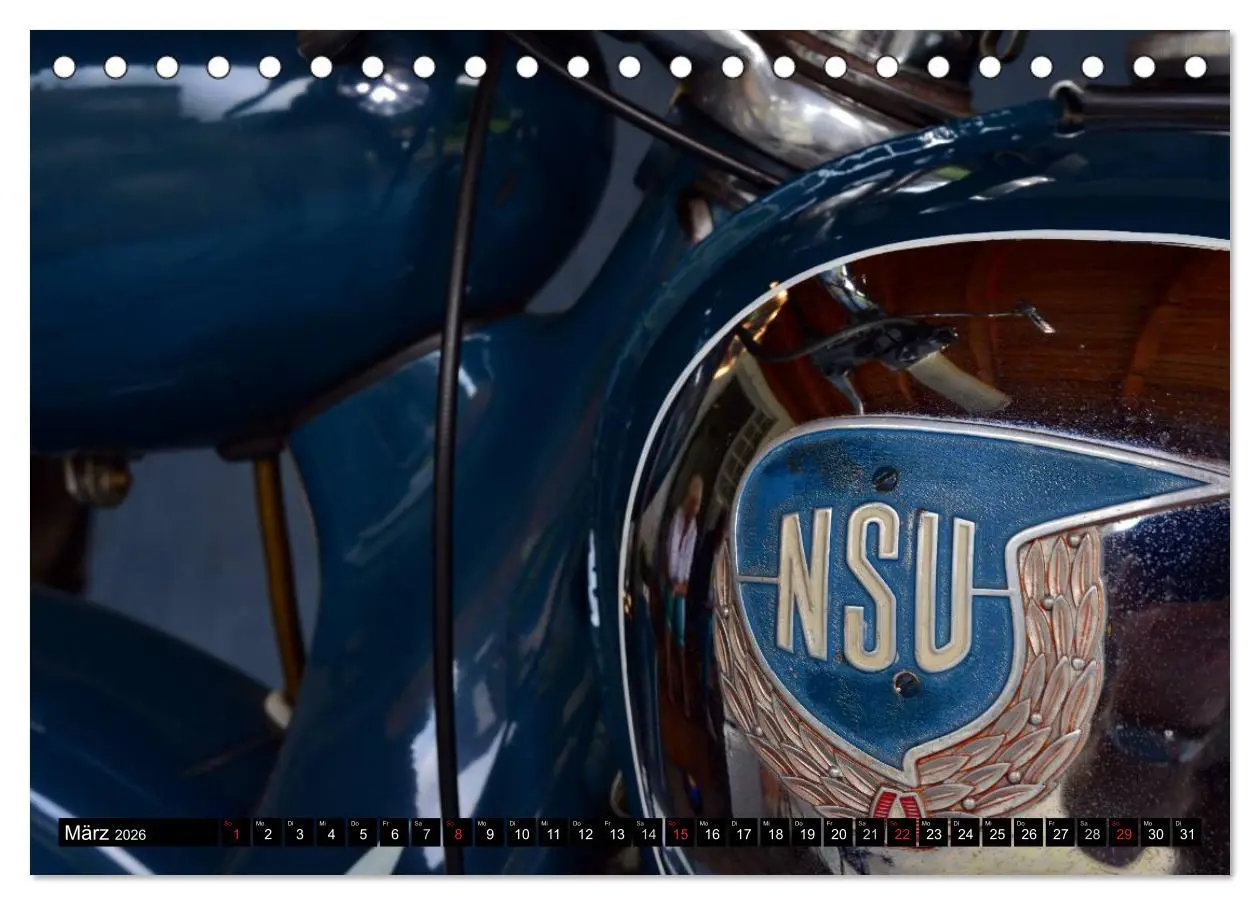 Bild: 9783516214826 | NSU Supermax (Tischkalender 2026 DIN A5 quer), CALVENDO Monatskalender