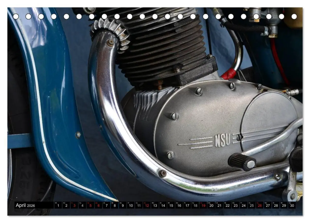 Bild: 9783516214826 | NSU Supermax (Tischkalender 2026 DIN A5 quer), CALVENDO Monatskalender