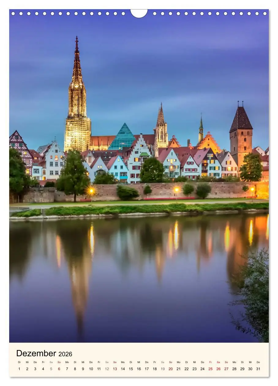 Bild: 9783516384826 | ULM Sehenswerte Orte (Wandkalender 2026 DIN A3 hoch), CALVENDO...