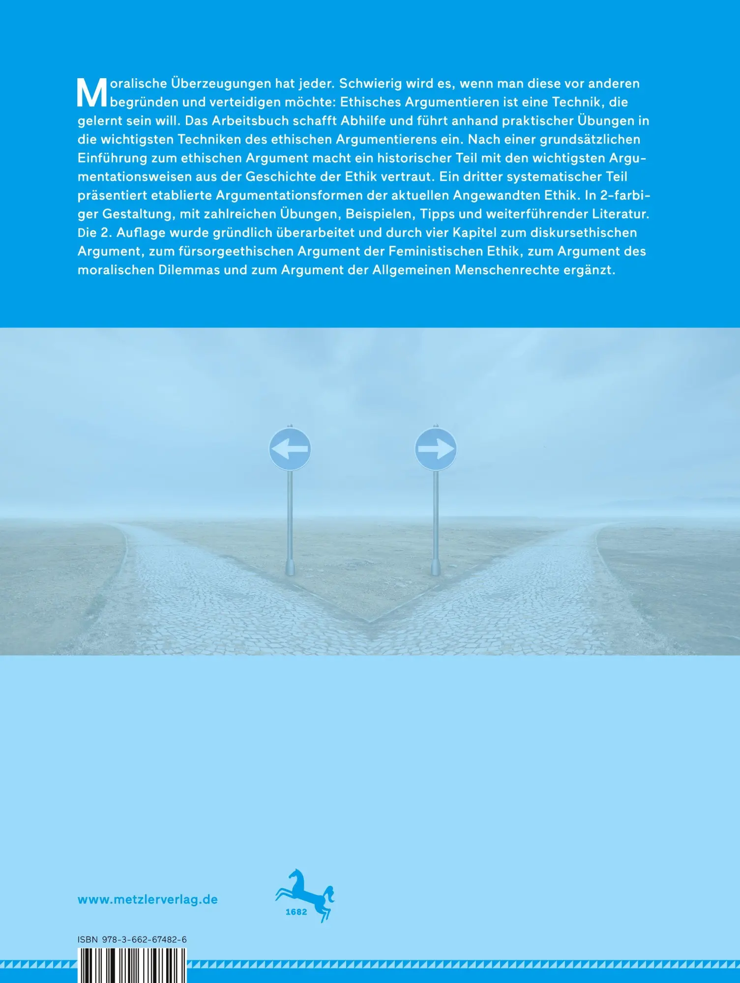 Rückseite: 9783662674826 | Ethisches Argumentieren | Ein Arbeitsbuch | Marie-Luise Raters | Buch