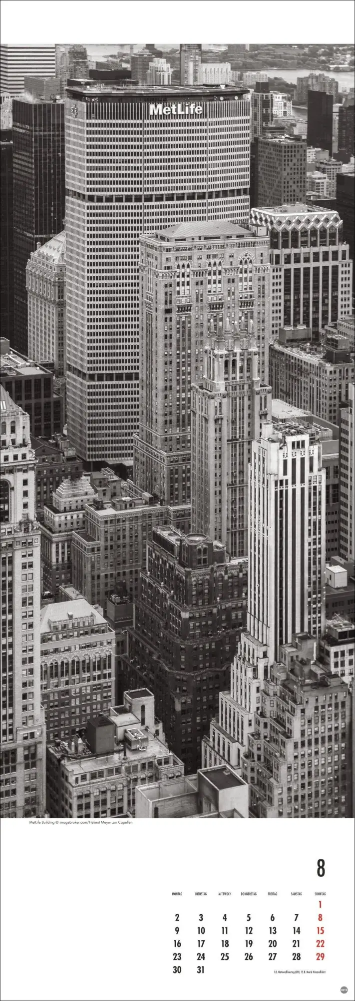 Bild: 9783756414826 | New York Vertical Kalender 2027 | Kalender | Spiralbindung | 14 S.