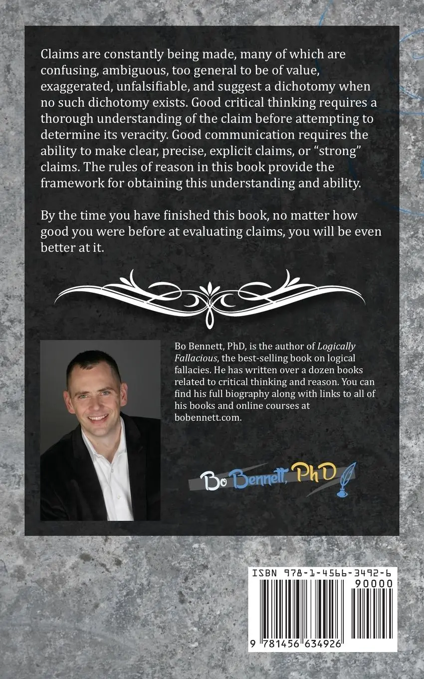 Rückseite: 9781456634926 | Rules of Reason | Making and Evaluating Claims | Bo Bennett | Buch