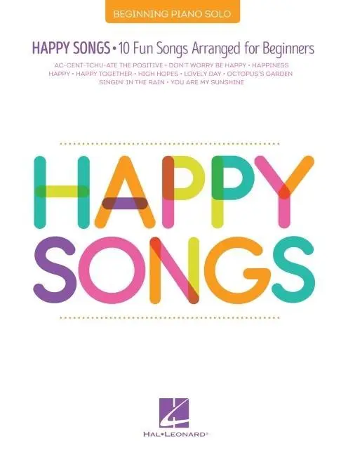 Cover: 9781540094926 | Happy Songs: 10 Fun Songs Arranged for Beginning Piano Solo | Corp