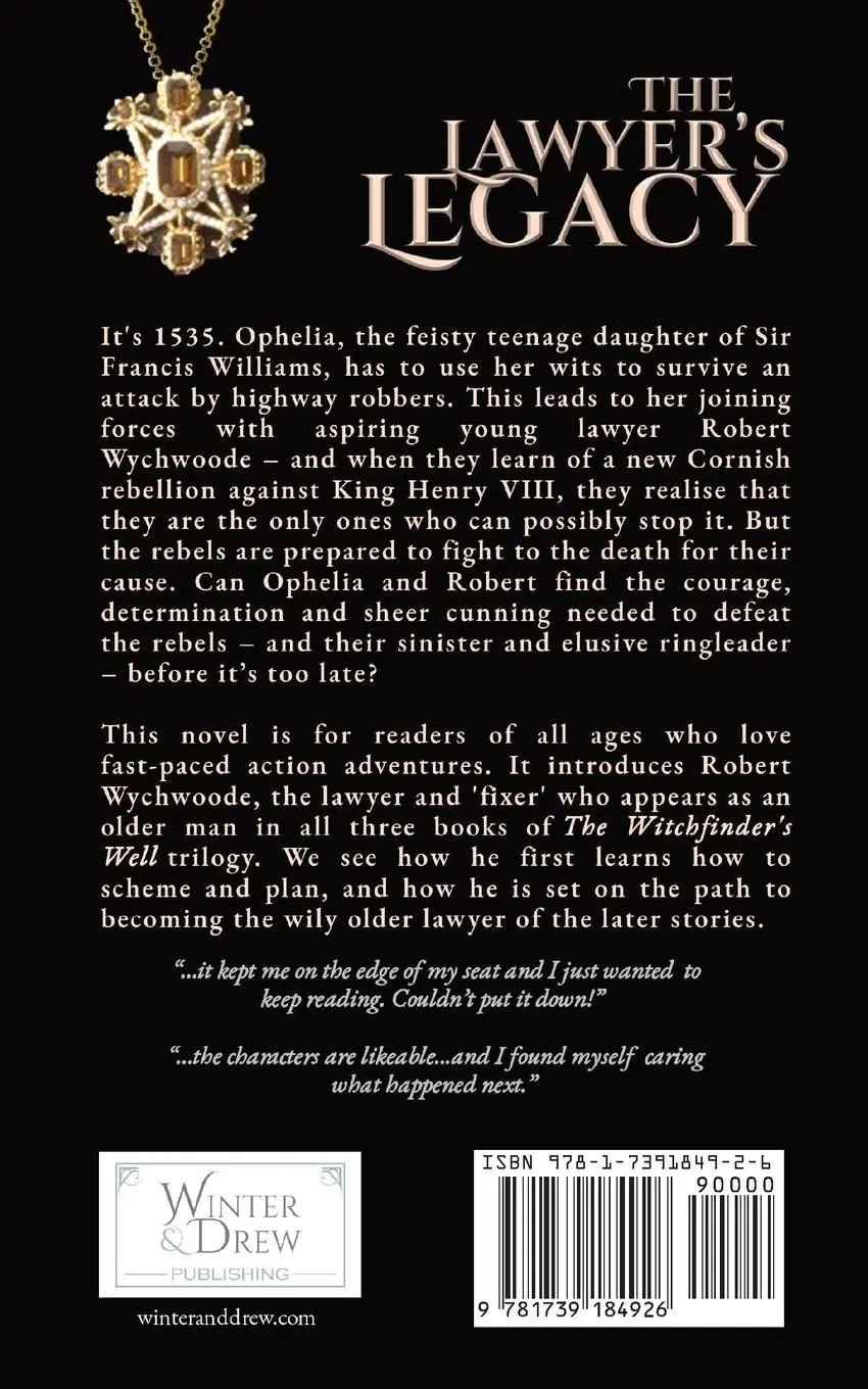 Rückseite: 9781739184926 | The Lawyer's Legacy | A prequel to The Witchfinder's Well | Posner