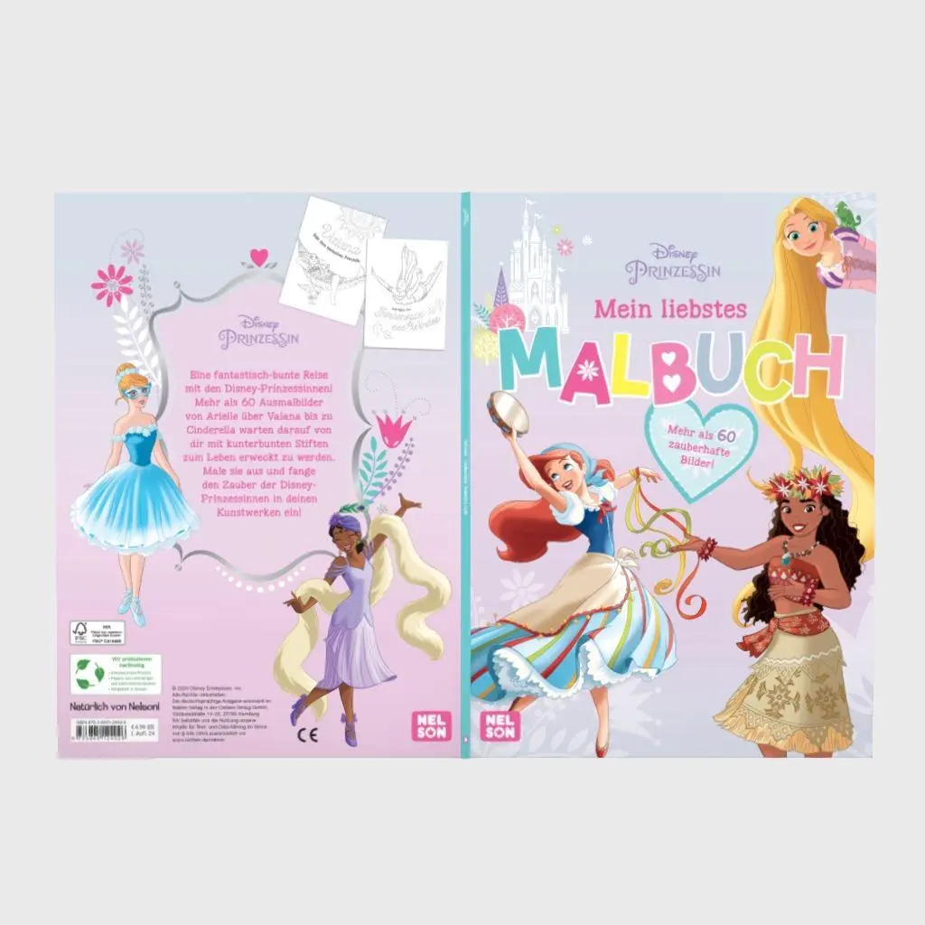 Bild: 9783845124926 | Disney Prinzessin: Mein liebstes Malbuch | Taschenbuch | 64 S. | 2024
