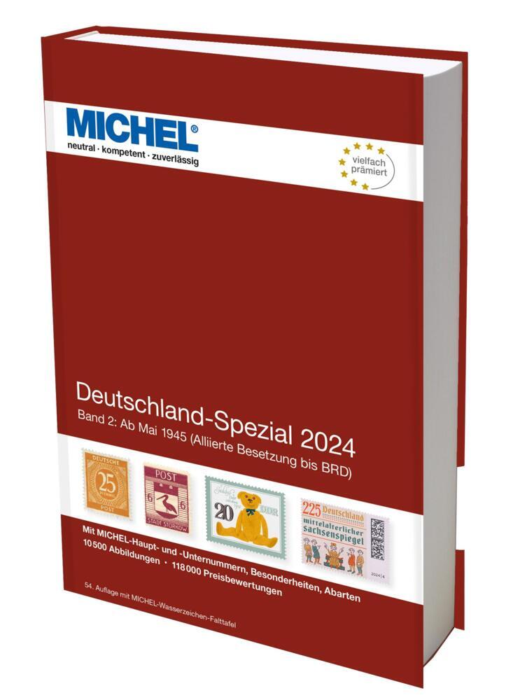Cover: 9783954024926 | Deutschland-Spezial 2024 - Band 2 | Ab Mai 1945 | MICHEL-Redaktion