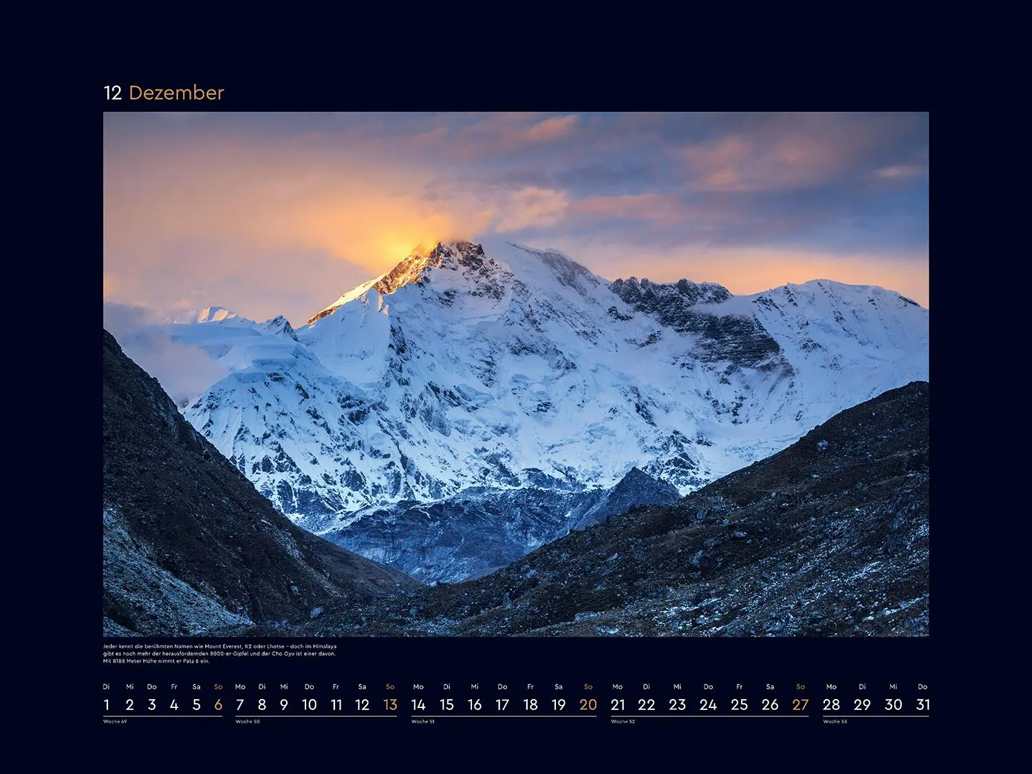 Bild: 9783965914926 | Magie der Berge - KUNTH Wandkalender 2026 | Kalender | 14 S. | Deutsch