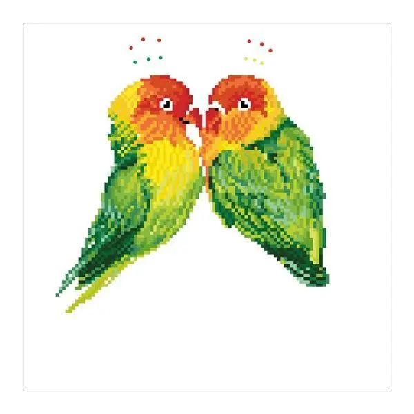 Bild: 4895225915026 | Diamond Dotz Verliebte Vögel | 2591502 | Deutsch | 2024 | DIAMOND DOTZ