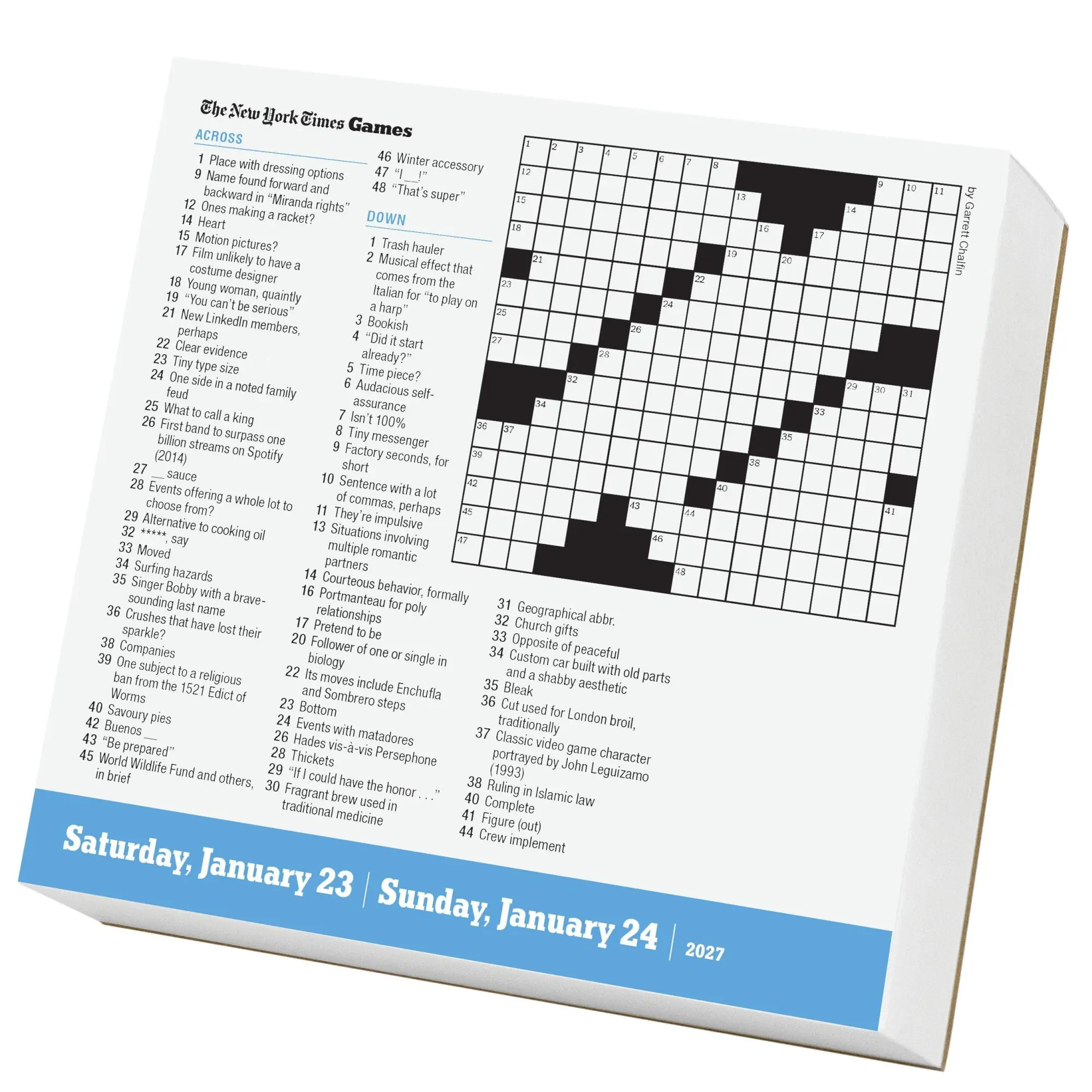 Bild: 9781523535026 | The New York Times Crossword Page-A-Day® Calendar 2027 | Kalender