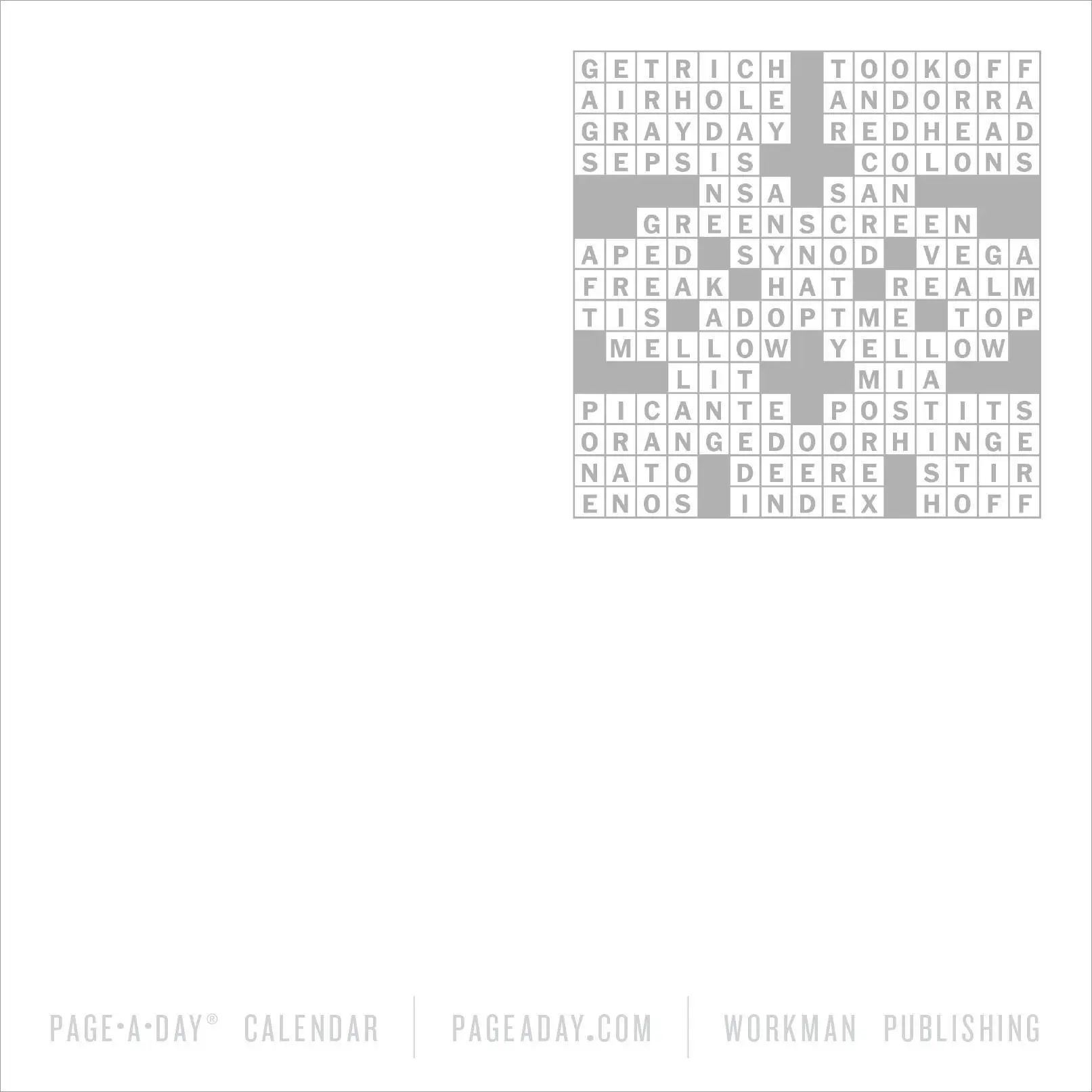 Bild: 9781523535026 | The New York Times Crossword Page-A-Day® Calendar 2027 | Kalender